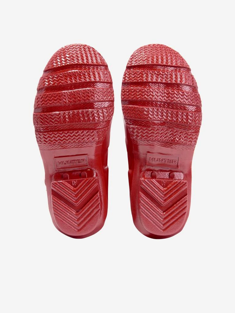 Hunter Hunter Kids Original Gloss Wellington Boots in Red 8
