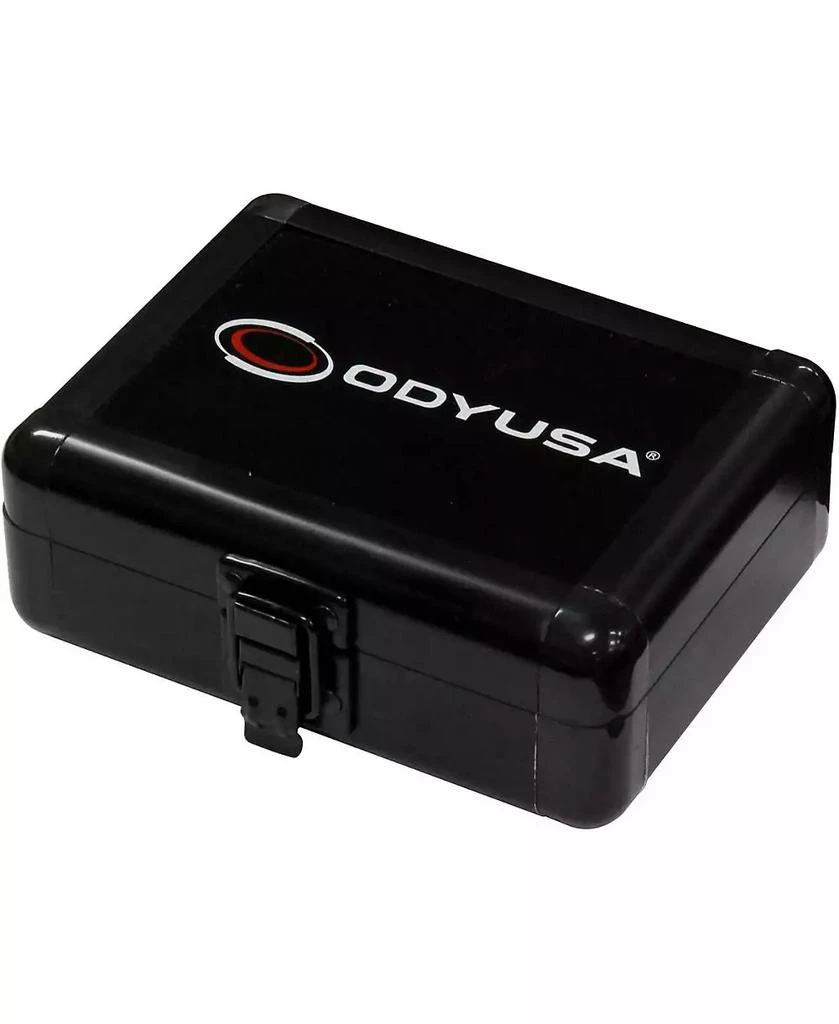 Odyssey Innovative Designs Krom Series Compact Utility Accessory Case with Interior Diced Foam and 5x3x1.5" Interior