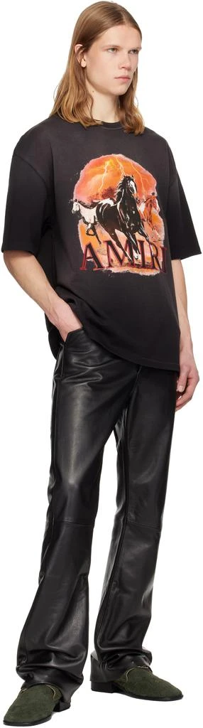 AMIRI Black Plains Oversized T-shirt 4