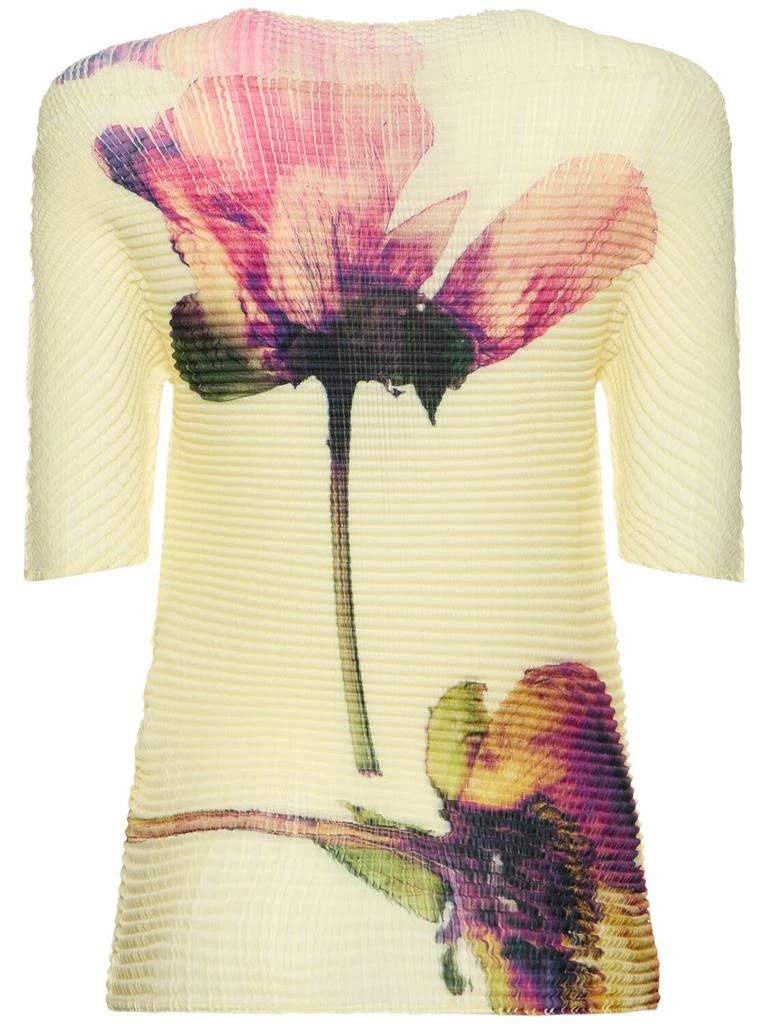 Issey Miyake Pressed Flora Pleated Top 3