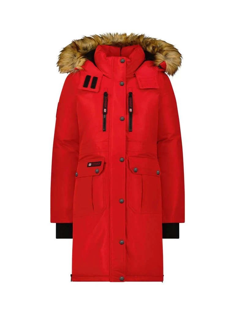 Canada Weather Gear OLCW991EC Womens Heavyweight Dual Pocket Parka Coat 8