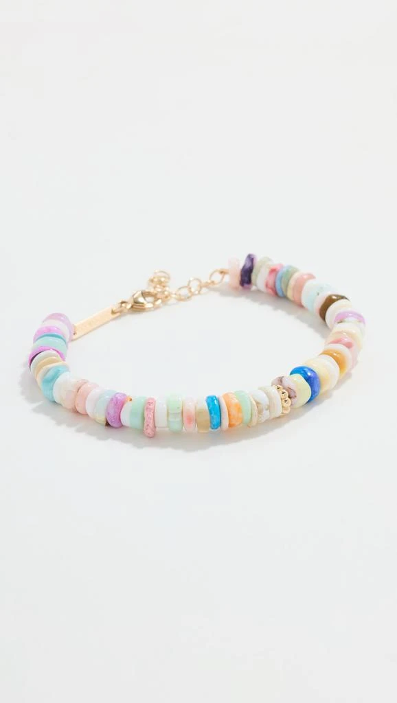 Zoe Chicco 14k Light Tone Mixed Color Opal Beads Bracelet 1