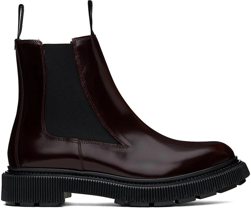 Adieu Paris Burgundy Type 188 Chelsea Boots 1