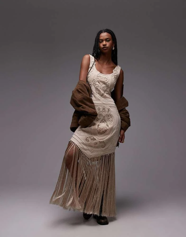 chinese dress ladies Lucky Brand Women's Cutwork Maxi Dress, Smokey Grape, XS at Amazon Women's  Clothing store main image 0