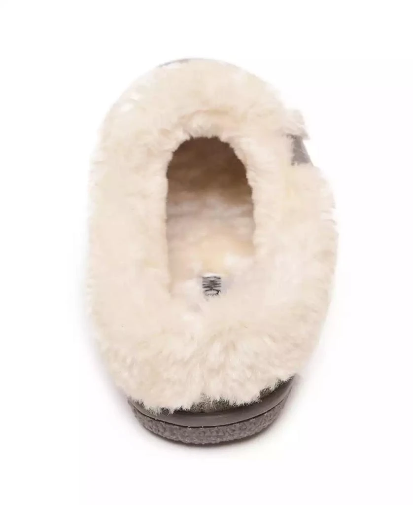 Minnetonka Women's Camp Collar Scuff Slippers 8