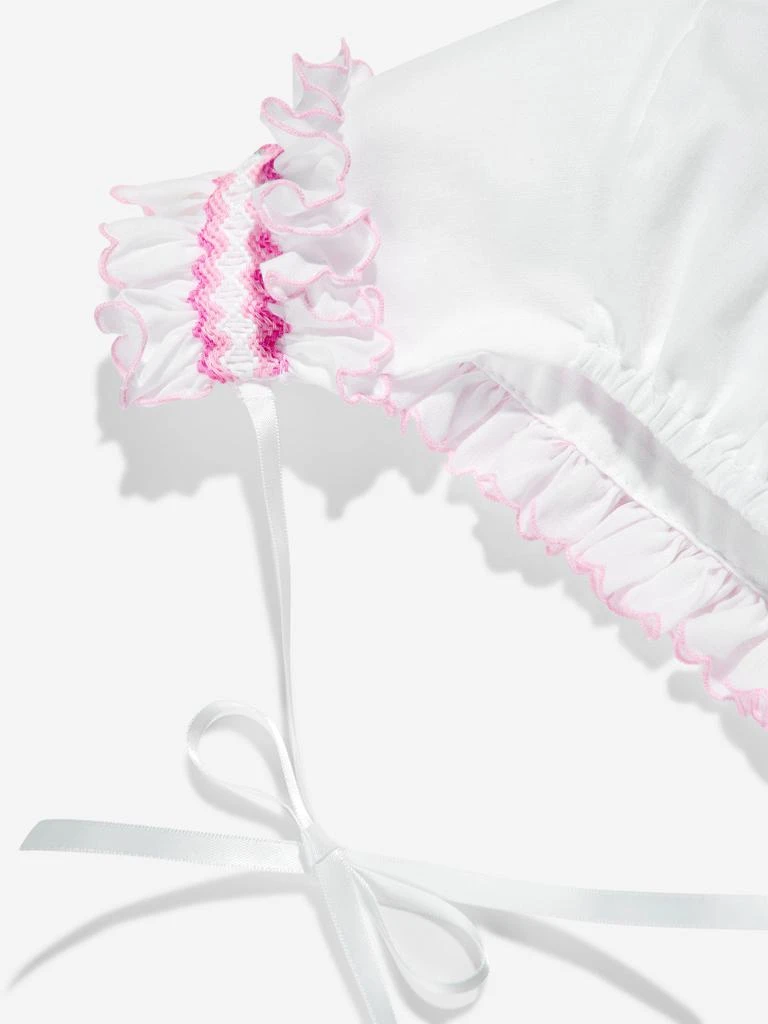 Sarah Louise Sarah Louise Baby Girls Bonnet in White 4