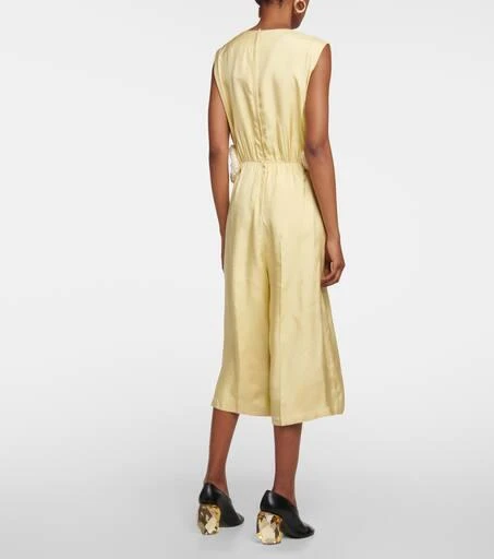 Jil Sander Embellished satin jumpsuit 3