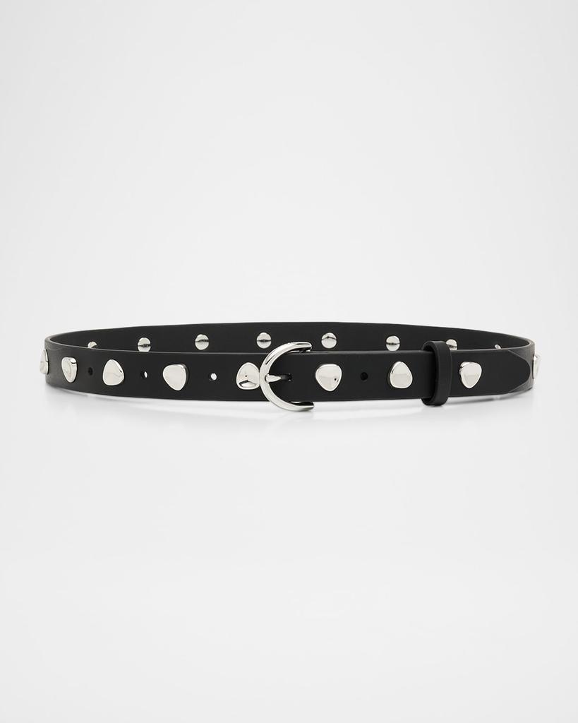 Rag & Bone Brynn Studded Leather Belt