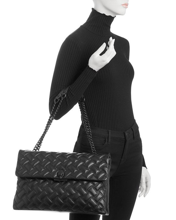 Kurt Geiger Kensington Drench XXL Quilted Leather Shoulder Bag