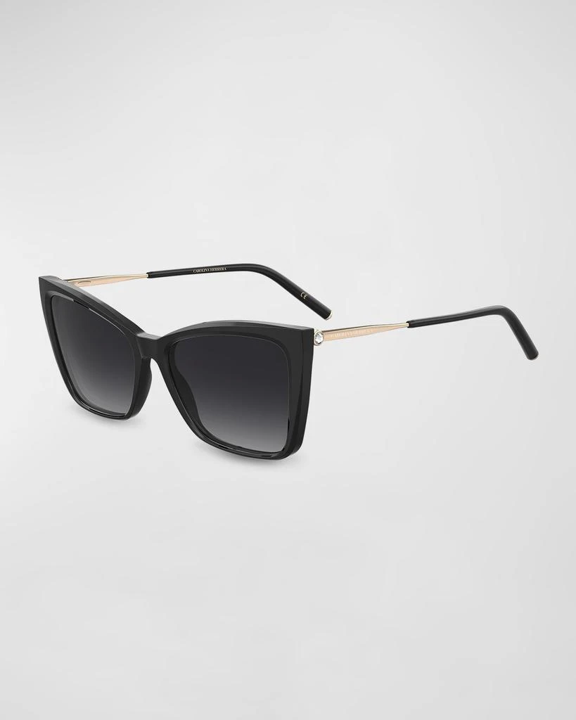 Shop Grey Cat Eye Ladies Sunglasses HER 0107/S 0KDX/IR 57 on  display picture 2
