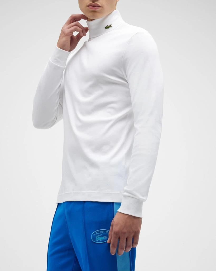 Lacoste Men's Organic Cotton-Stretch Turtleneck T-Shirt 6