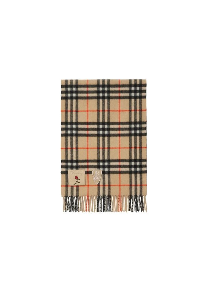 Burberry Reversible check cashmere wool scarf 7