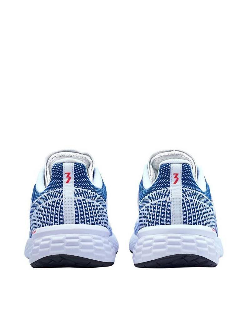 361 Degrees Men's Fierce Running Shoes - Medium Width In White/nautical Blue