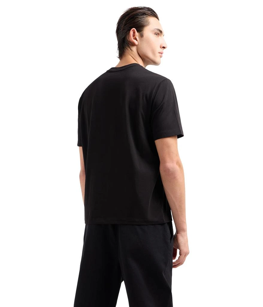 Armani Exchange Armani Exchange 1991 Milano/New York Text Creating Central Square On Regular Fit Tee 2