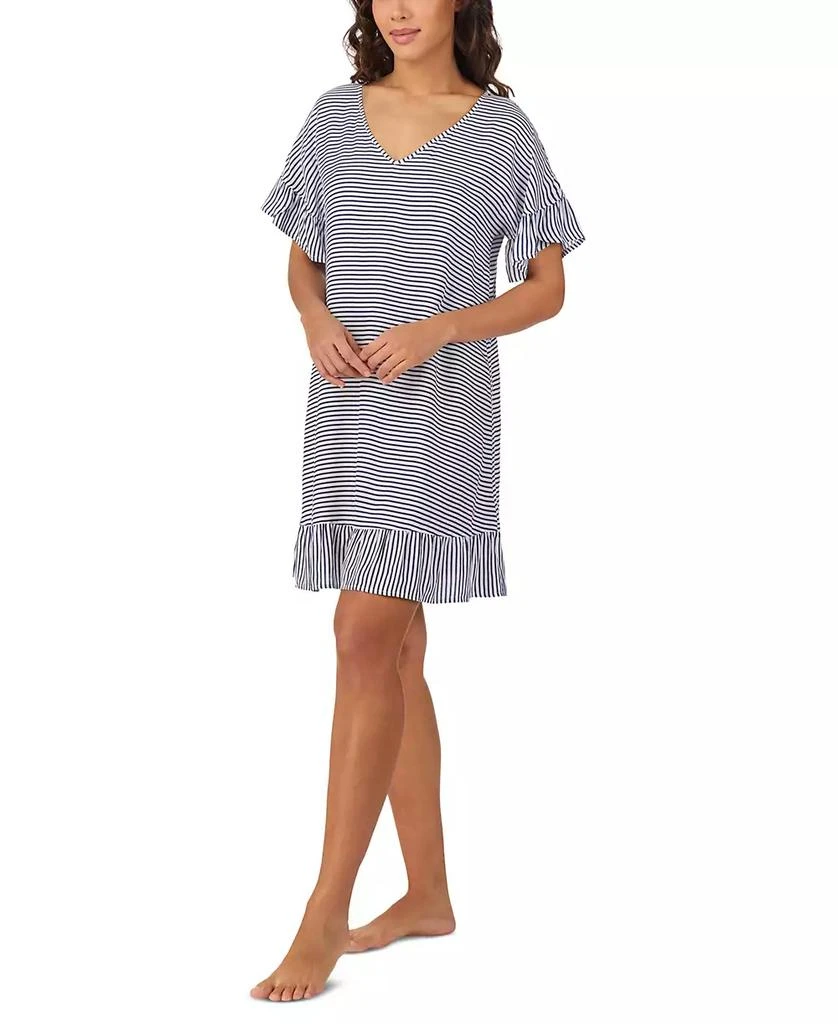 Cuddl Duds Women's Printed Short-Sleeve Sleep Tunic 3