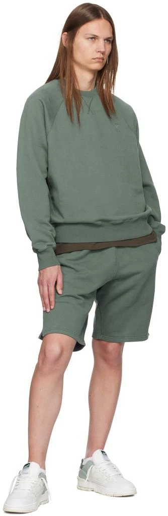 AMI Green Ami de Coeur Sweatshirt 4