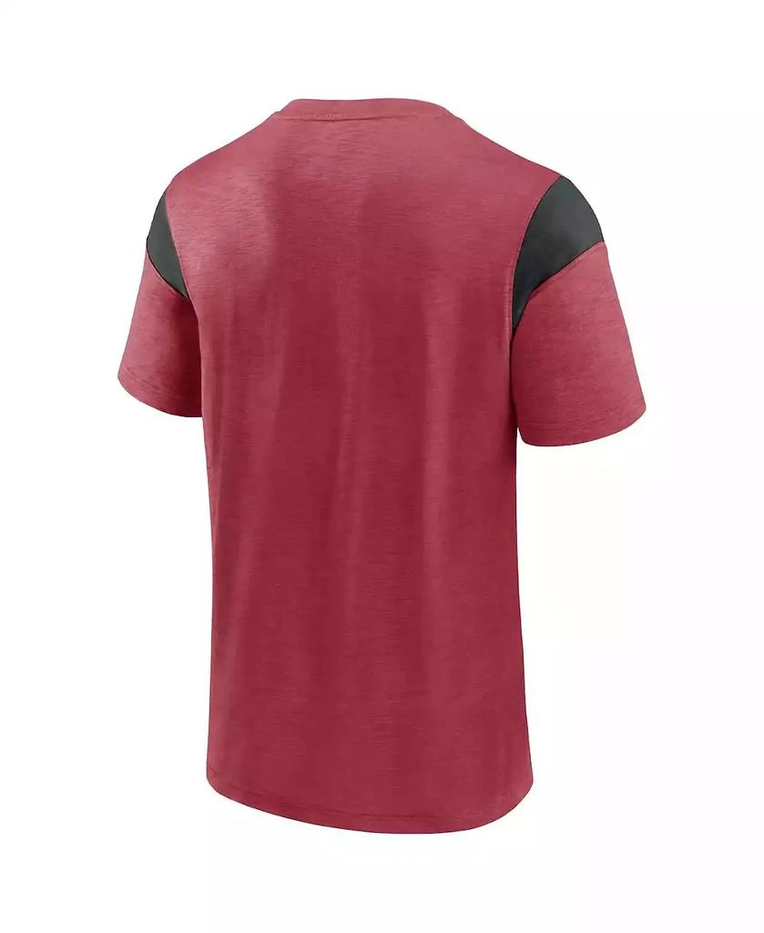 Fanatics Men's Cardinal, Black Arizona Cardinals Home Stretch Team T-shirt 4