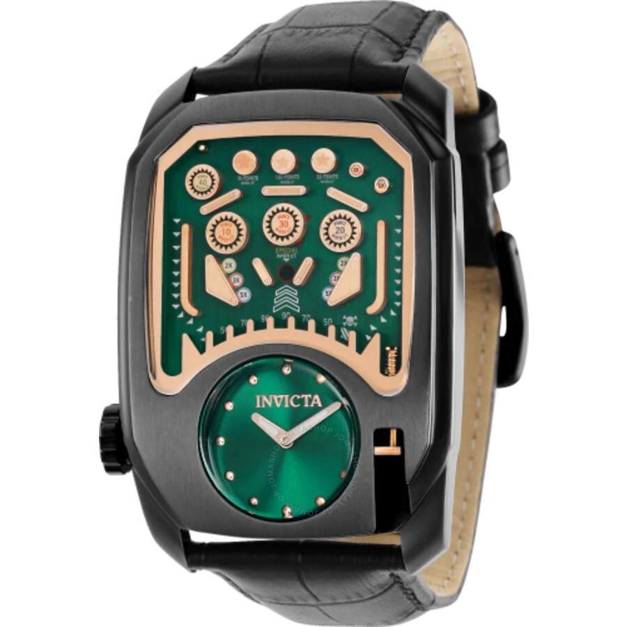 Invicta Cuadro Quartz Black Dial Men's Watch 35452 1