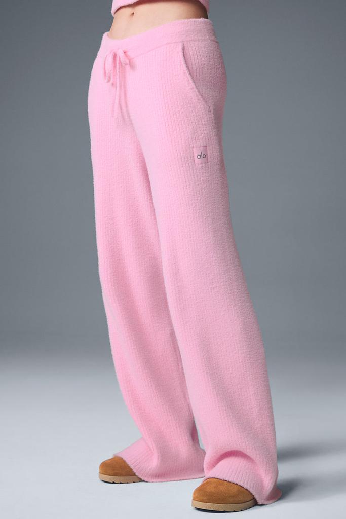 ◆ALO Yoga◆Snuggle Up Sweater High-Waist Wide Leg Pant Snuggle Up Sweater High-Waist Wide Leg Pant - Steel Grey | ALO