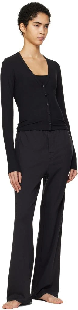 SKIMS Black Soft Lounge Cardigan 4