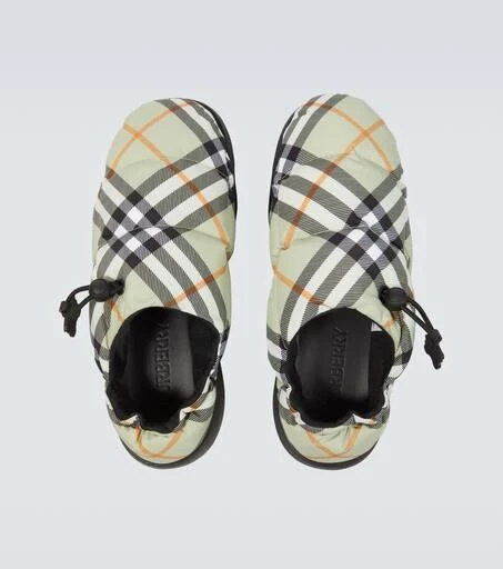 Burberry Burberry Check quilted mules 4