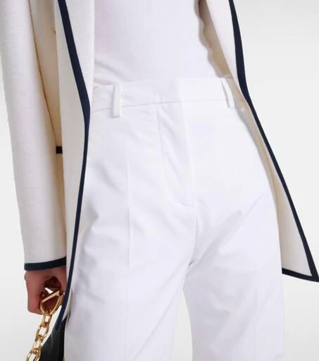 Valentino Low-rise cotton slim pants 4