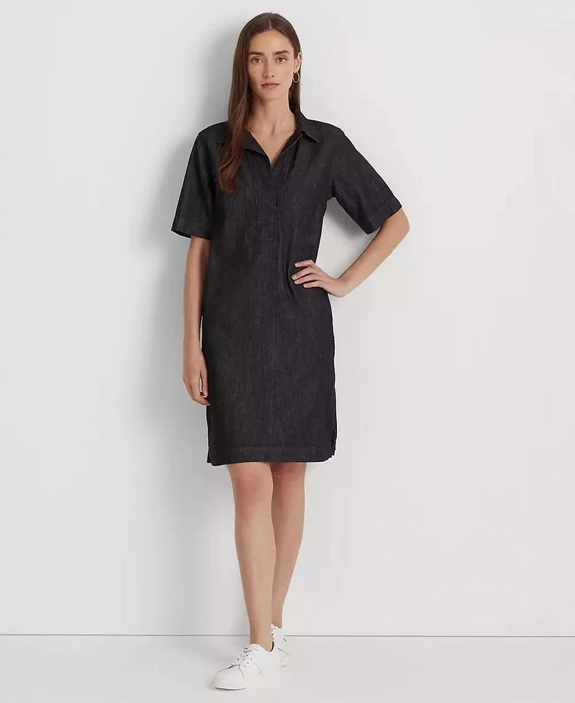 Ralph Lauren Denim Cotton Shift Dress 1