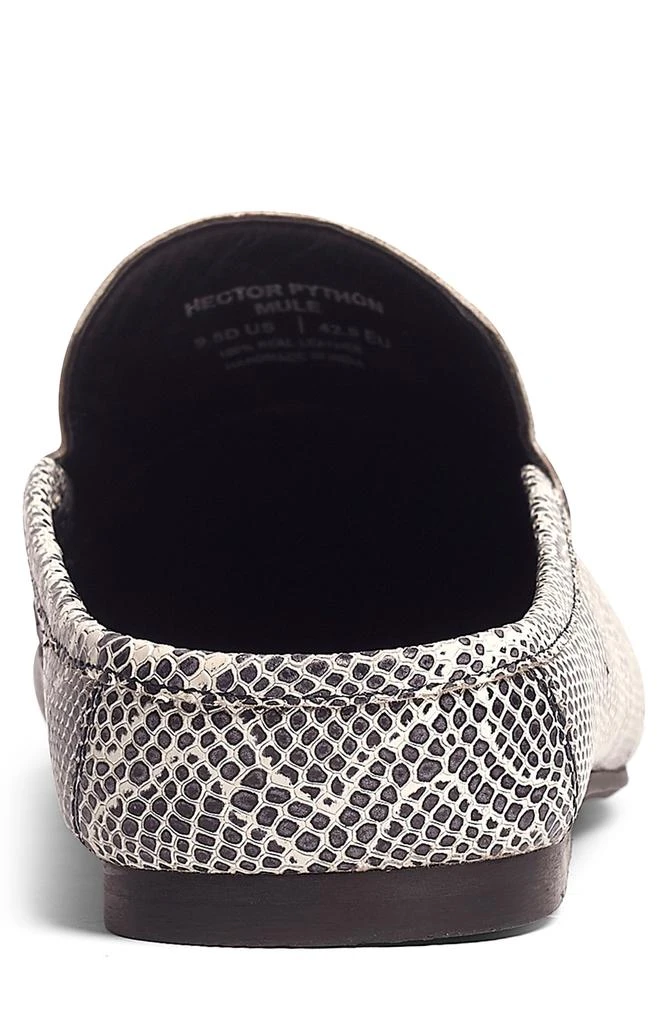 CARLOS SANTANA Hector Snake Embossed Leather Mule 2