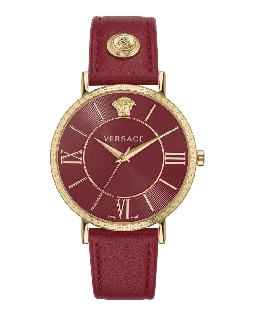 Versace V-Eternal Leather Watch 1