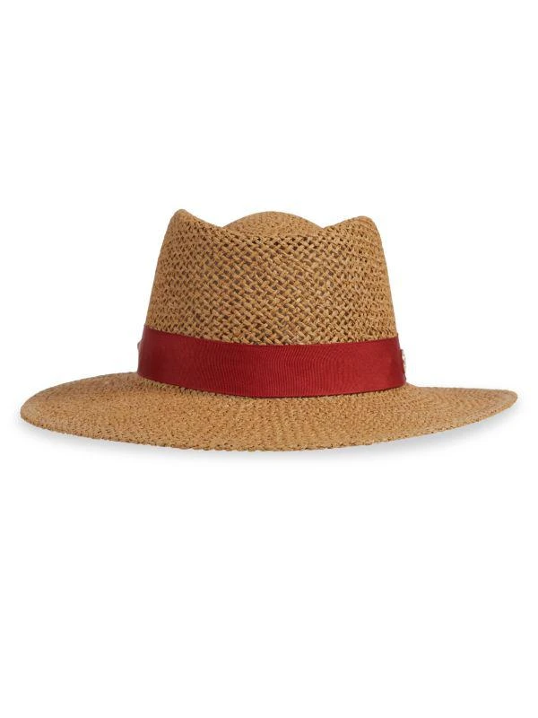 Bruno Magli Banded Straw Fedora 2