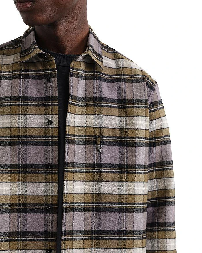 YMC YOU MUST CREATE Curtis Printed Long Sleeve Button Front Shirt 4