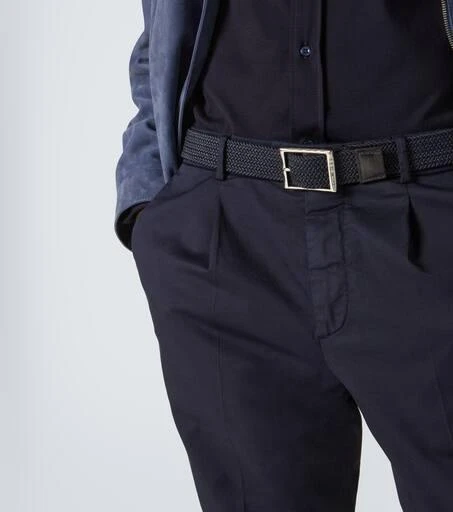 Berluti Leather-trimmed belt 3