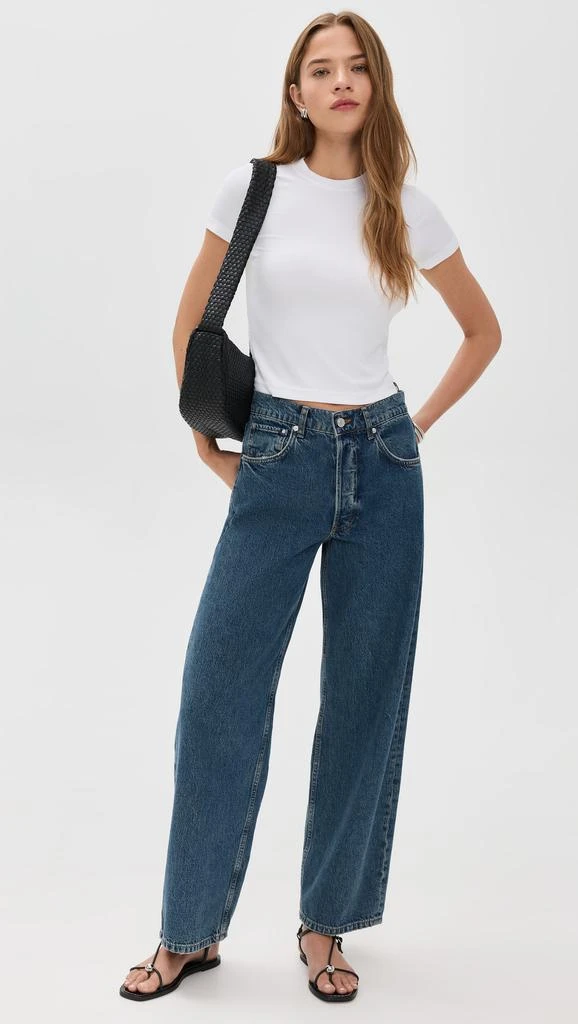Stateside Fine 2x1 Rib Baby Tee 4