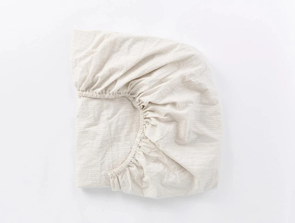 Coyuchi Organic Crinkled Percale Fitted Sheet 3