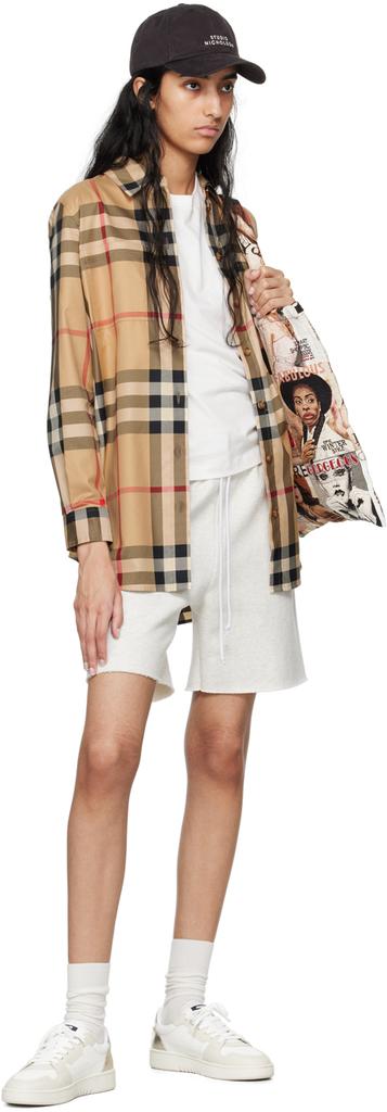 Shop White & Gold Dice Lo Sneakers on Sale at BeyondStyle