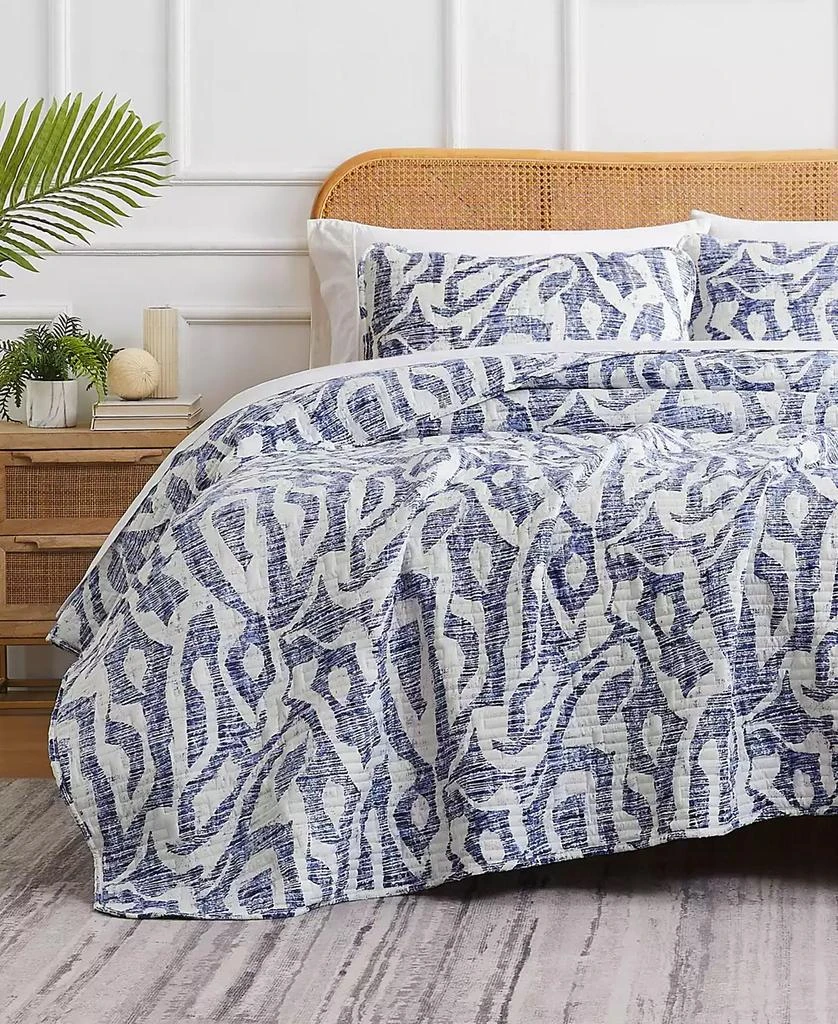 SOUTHSHORE FINE LINENS Khari Oversized 3 Piece Quilt Set 3