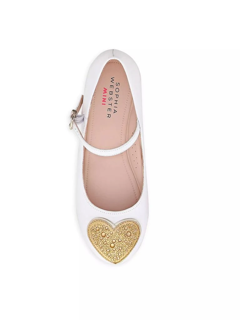 Sophia Webster Little Girl's & Girl's Amora Heart Flats 3