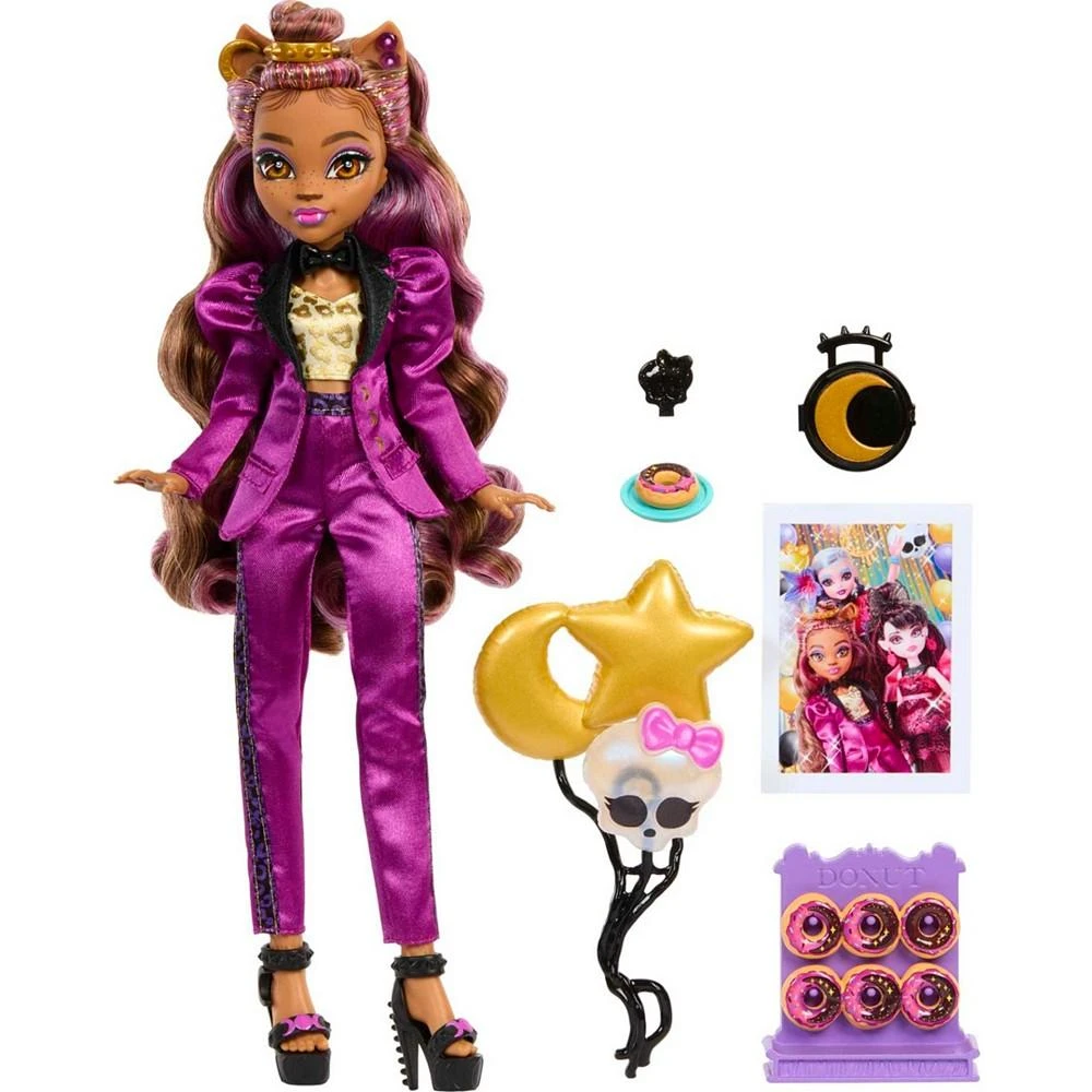Monster High Clawdeen Wolf Doll in Monster Ball Party Fashion with Accessories 4