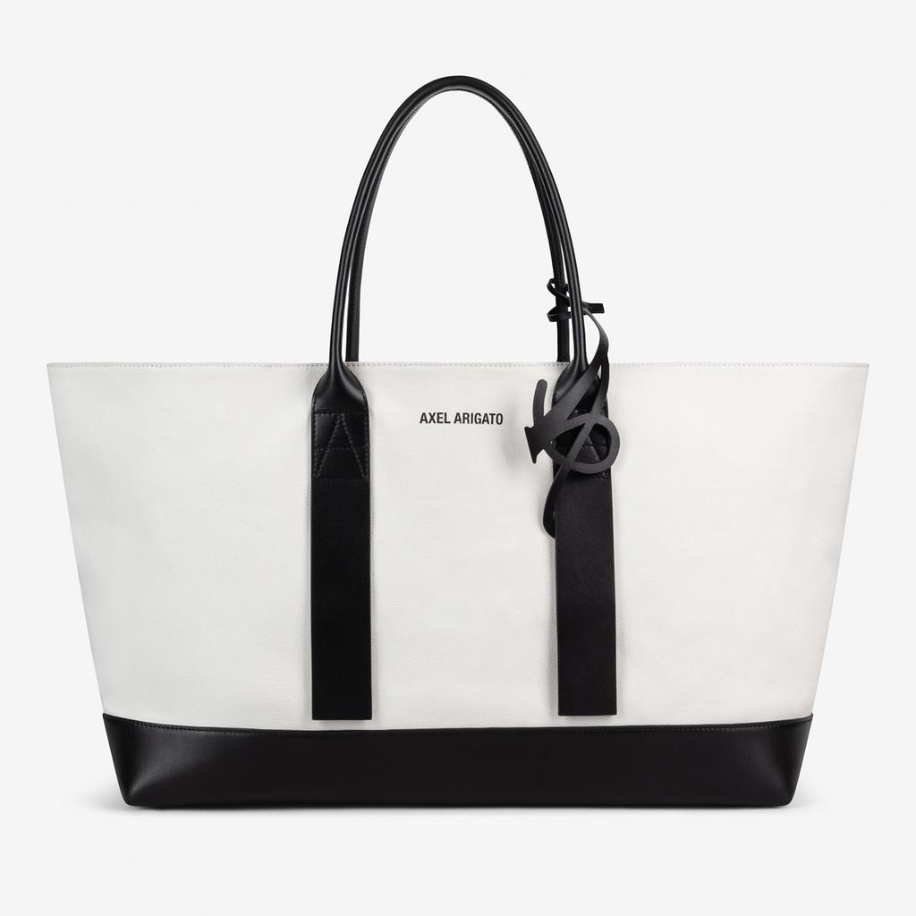 Axel Arigato Blue Dune Script A Denim Tote - Tote Bags