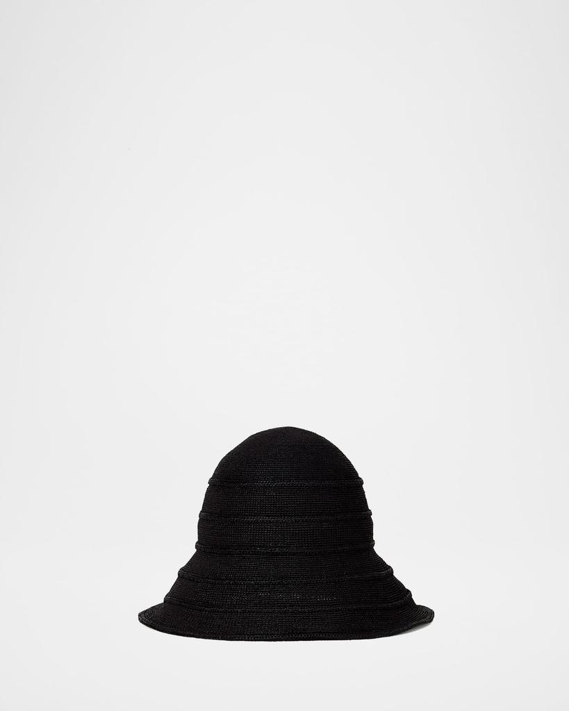 Janessa Leone Zeke Straw Bucket Hat