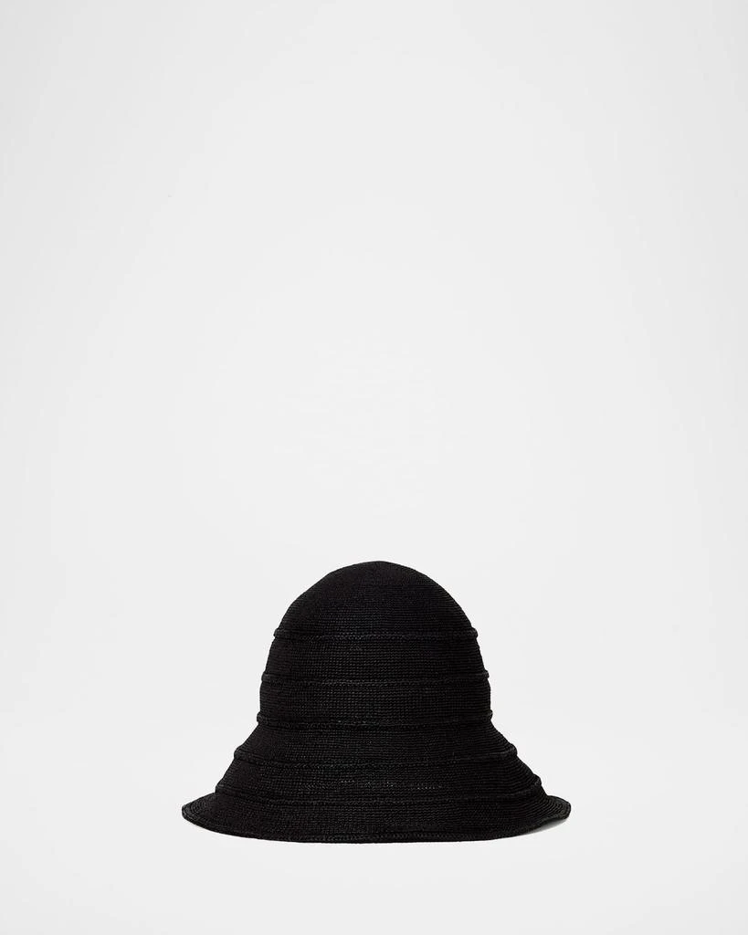 Janessa Leone Zeke Straw Bucket Hat 2