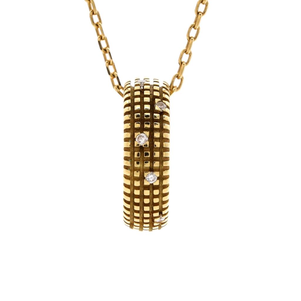 Damiani Metropolitan Dream Pendant Necklace 18K Yellow Gold and Diamonds