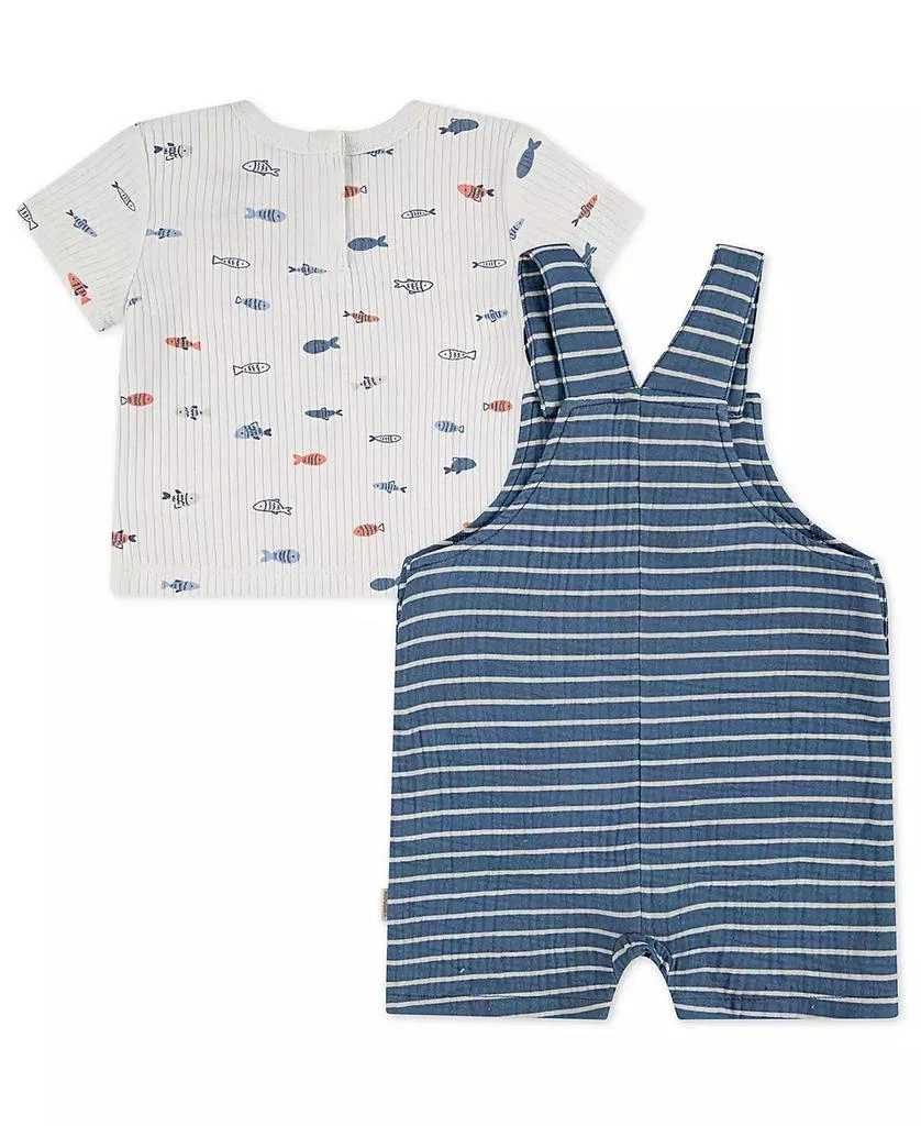 Huggies Baby Boys
 Crewneck T-Shirt and Shortall, 2-Piece Set 2