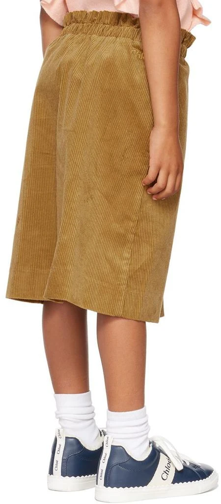 Chloé Kids Yellow Corduroy Maxi Skirt 3