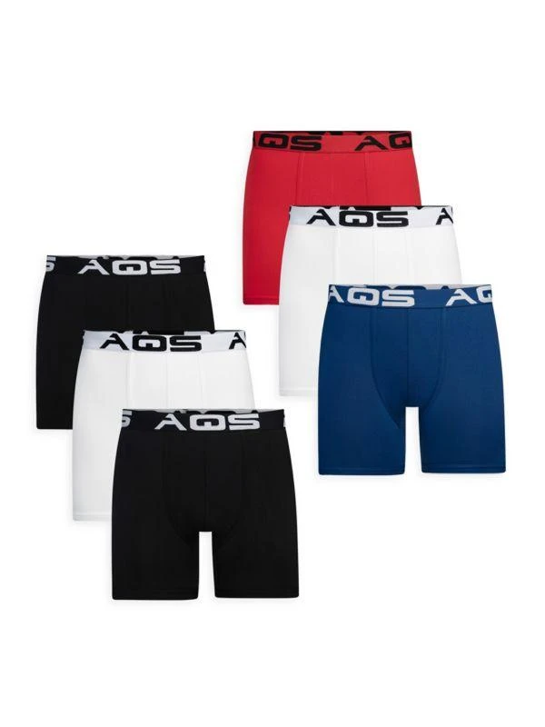 AQS 6-Pack Assorted Boxer Briefs 1