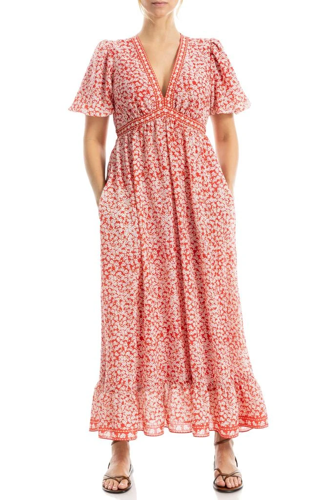 sachin and babi light blue dress Alex Evenings Women's Empire Waist V-Neck Gown