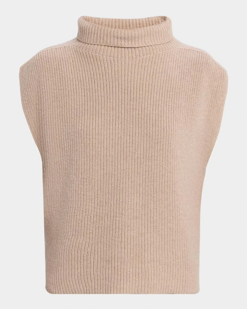 Oh My Goat Cashmere Funnel-Neck Vest