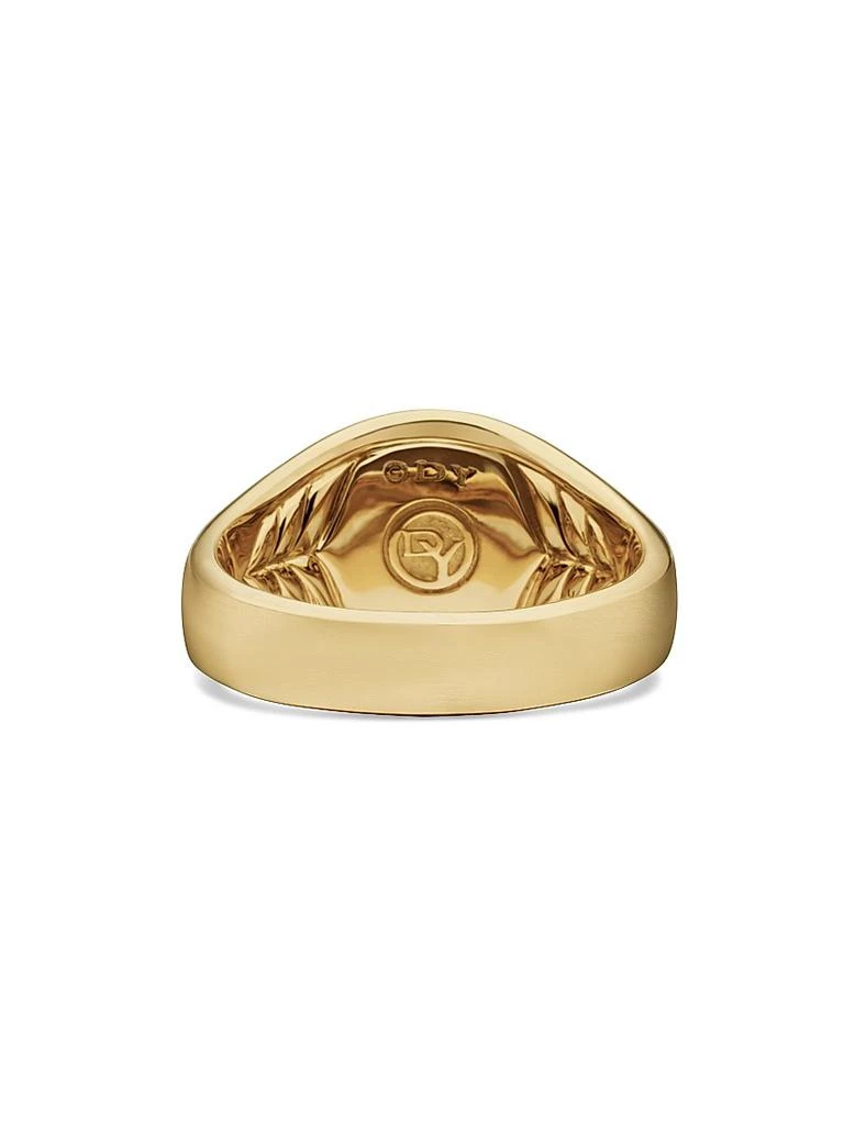 David Yurman Streamline Pinky Ring in 18K Yellow Gold 6