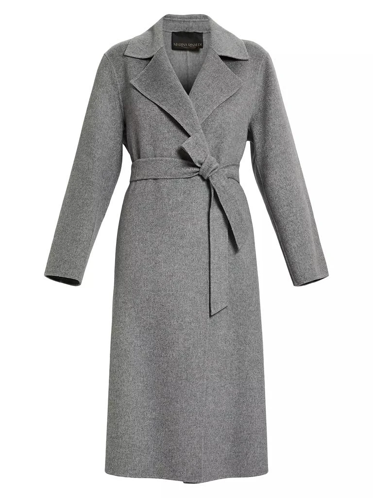 Marina Rinaldi Terra Wool Belted Coat 1