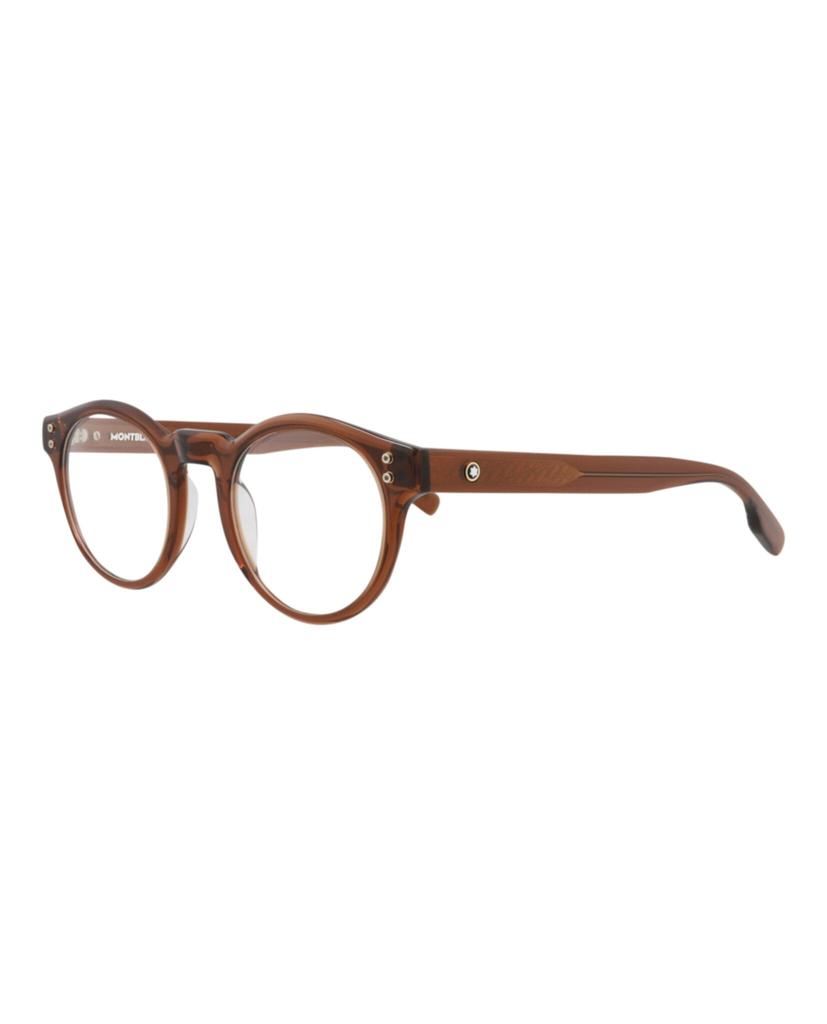 MontBlanc Round-Frame Acetate Optical Frames